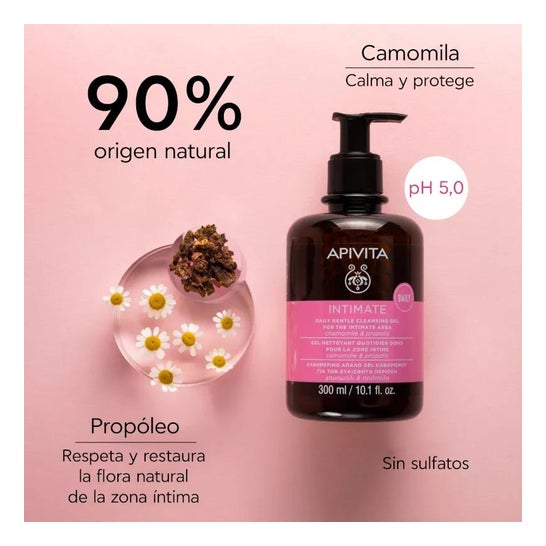 Apivita Intimate Daily gel Limpiador Suave Íntimo 200 ml
