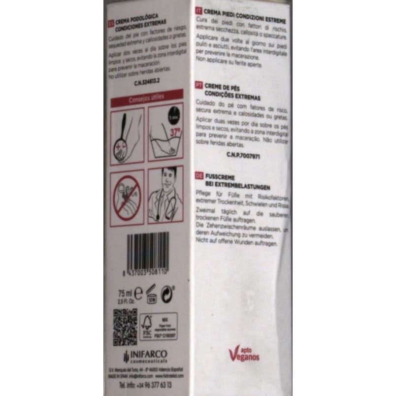 Hidrotelial crema podológica pie diabético 75ml