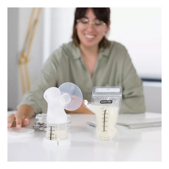 Suavinex Bolsas para Leche Materna Cierre Zip 25uds