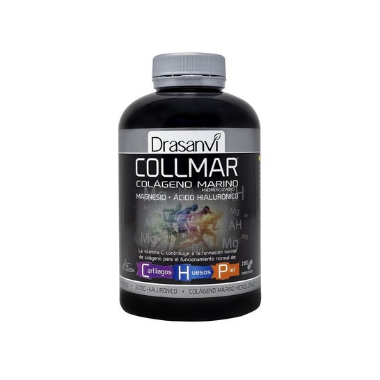 Drasanvi Collmar® Colágeno Marino + Magnesio Sabor Vainilla 180 comp