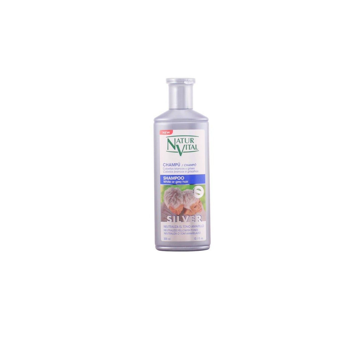 NaturVital Champu Silver Cabello Blanco Ygis 300ml