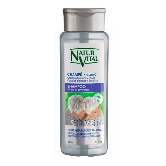 NaturVital Champu Silver Cabello Blanco Ygis 300ml