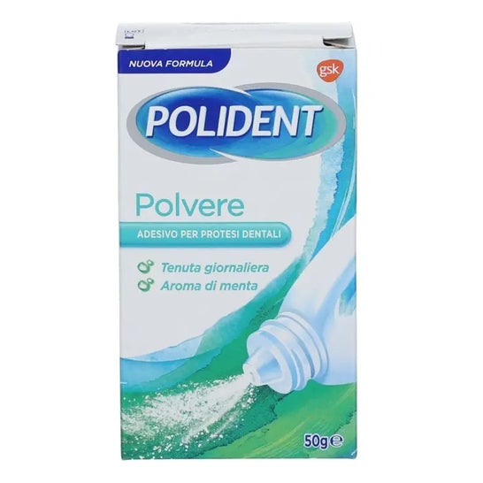 Polident Polvo Adhesivo para Dentaduras Postizas 50g