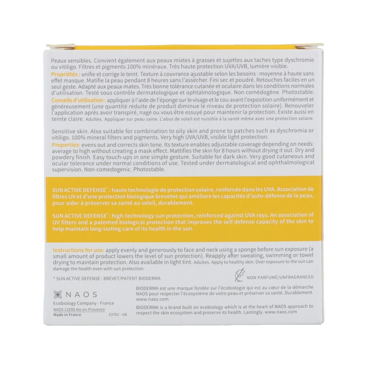 Bioderma Photoderm Compact Mineral SPF50+ Tono Dorado 10g
