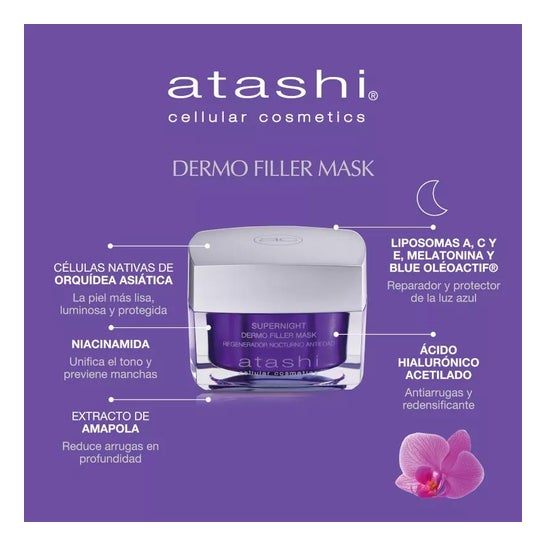 Atashi® Supernight Dermo Filler Mask 50ml