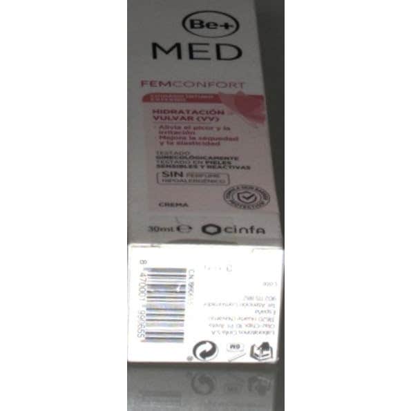Be+ Med Femconfort Crema Hidratación Vulvar 30ml