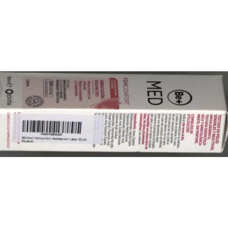 Be+ Med Femconfort Crema Hidratación Vulvar 30ml