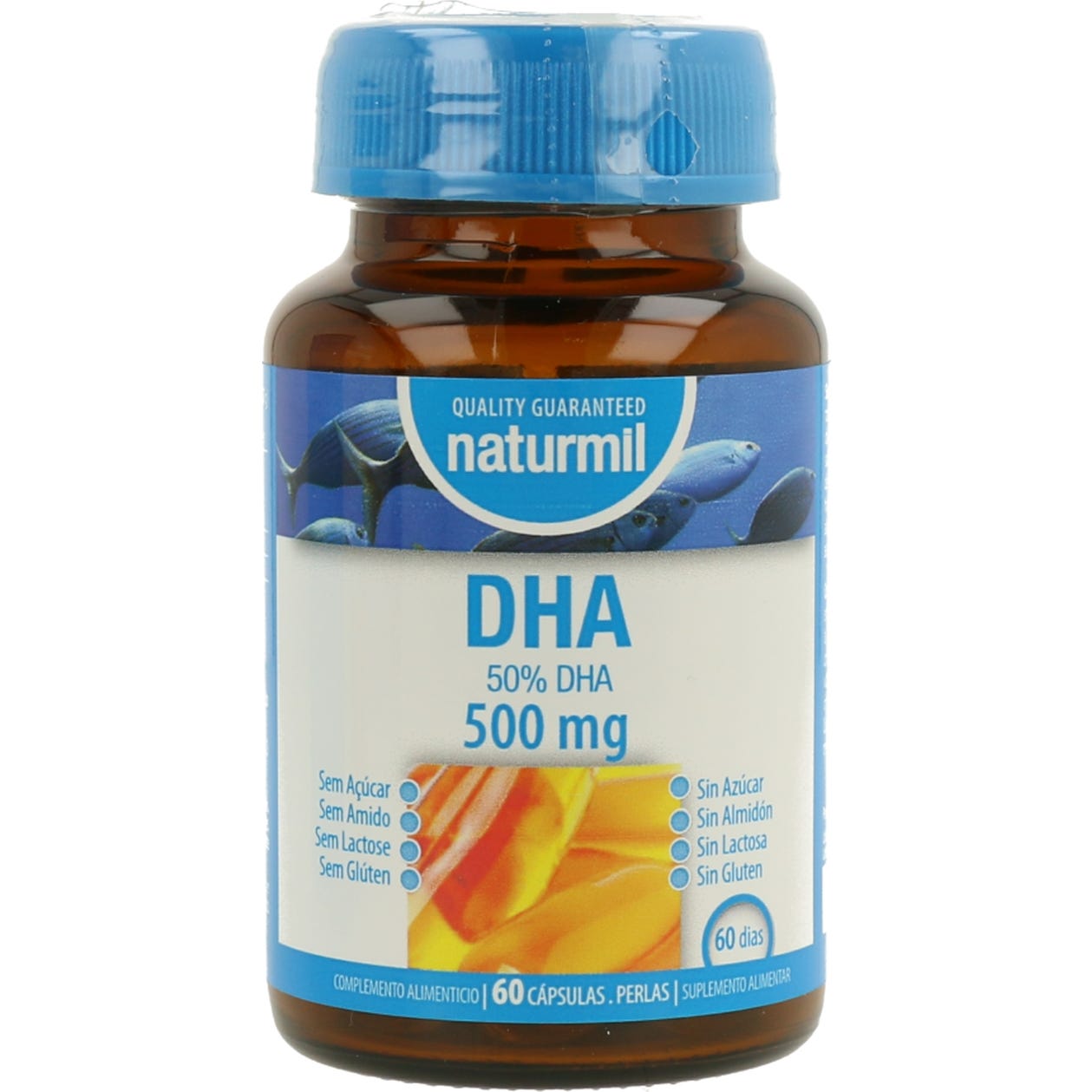 Naturmil Dha 500 Mg Sin Gluten 60 Capsulas