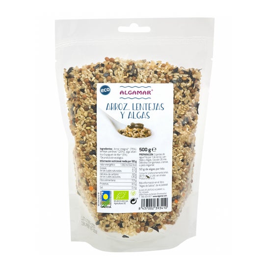 Algamar Arroz Lentejas Algas 500 g