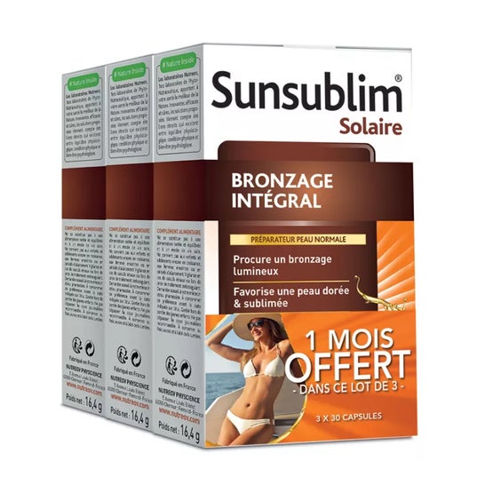 Nutreov Sunsublim Solaire Bronzage Intégral 3x30caps