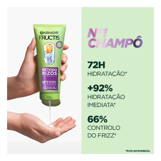 Garnier Fructis Método Rizos Nº1 Champú Rizos Hidratados 200ml
