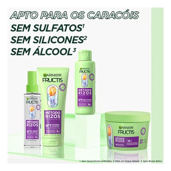 Garnier Fructis Método Rizos Nº1 Champú Rizos Hidratados 200ml