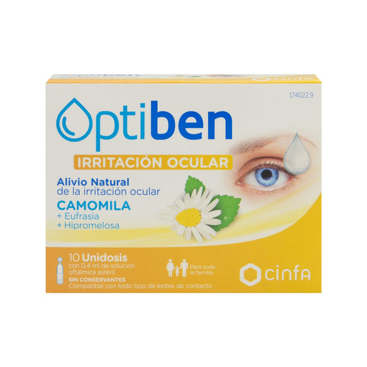 Optiben ojos irritados 10 monodosis