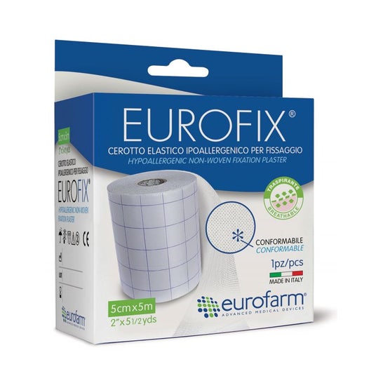 Eurofarm Eurofix Esparadrapo Elástico Hipoalergénico 5mx500cm
