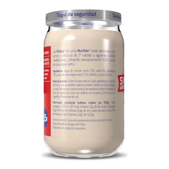 Nutriben Pollo Con Arroz Potito 235 G