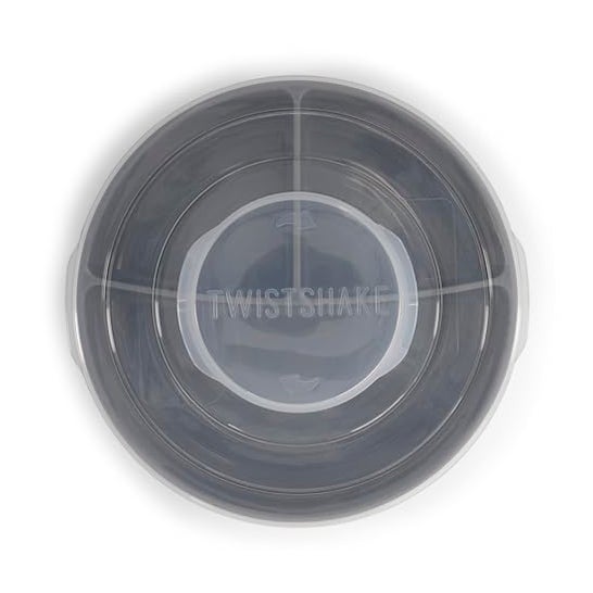 Twistshake Plato Dividido +6 Meses Gris 1ud
