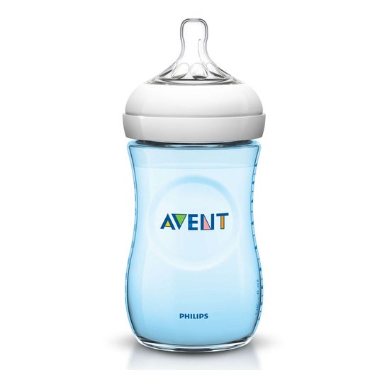 Avent Natural biberón azul 260ml