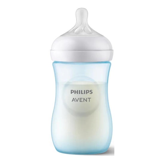 Avent Natural biberón azul 260ml