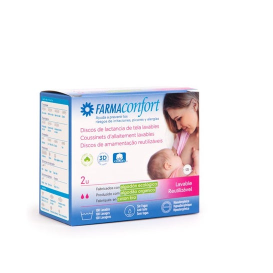 Farmaconfort Discos de Lactancia Lavables 2uds