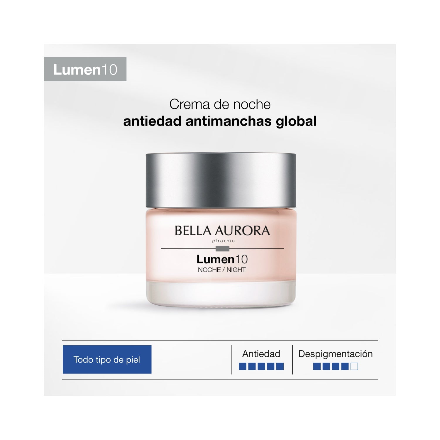 Bella Aurora Lumen10 Crema Antiedad y Antimanchas Noche 50ml