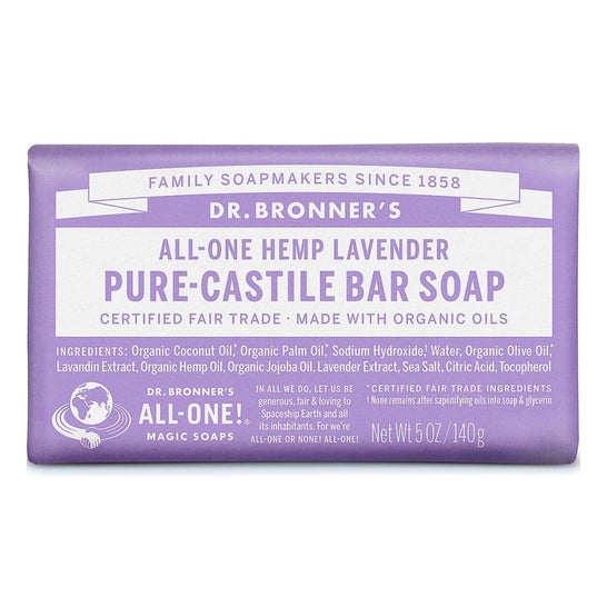 Dr. Bronner's Jabón Lavanda 140g