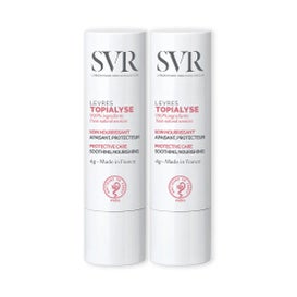 SVR Topialyse Lèvres Stick Labial Calmante y Reparador 2x4g