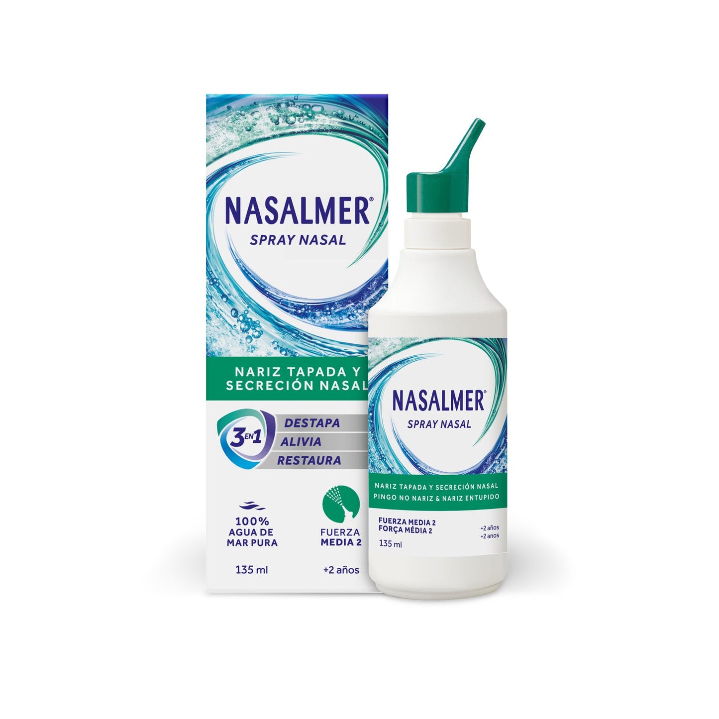 Nasalmer Fuerza Media 3en1 135ml