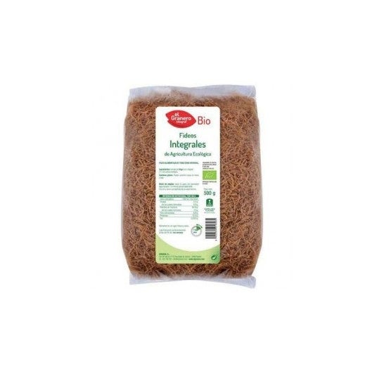 El Granero Fideos Integrales Bio 500g