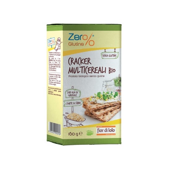 Fior di Loto Zero % Glutine Cracker Multicereales 160 g