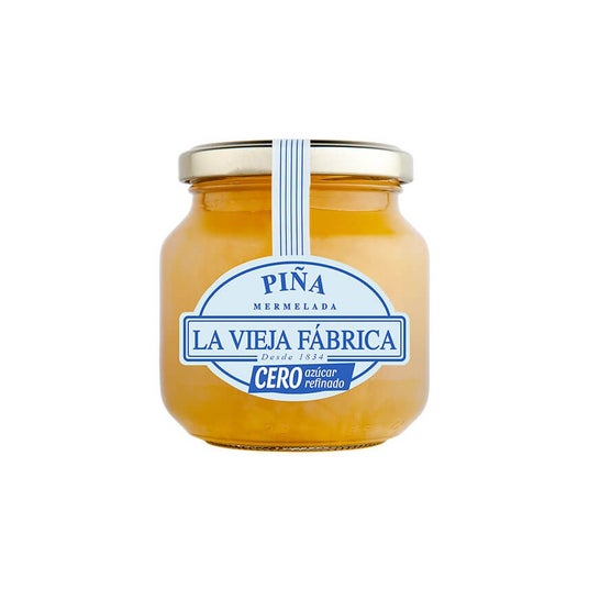 La Vieja Fábrica Mermelada Cero Azucar Refinado Piña 280 g
