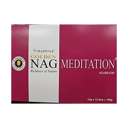 Nag Champa Incienso Golden Rojo 12x15g