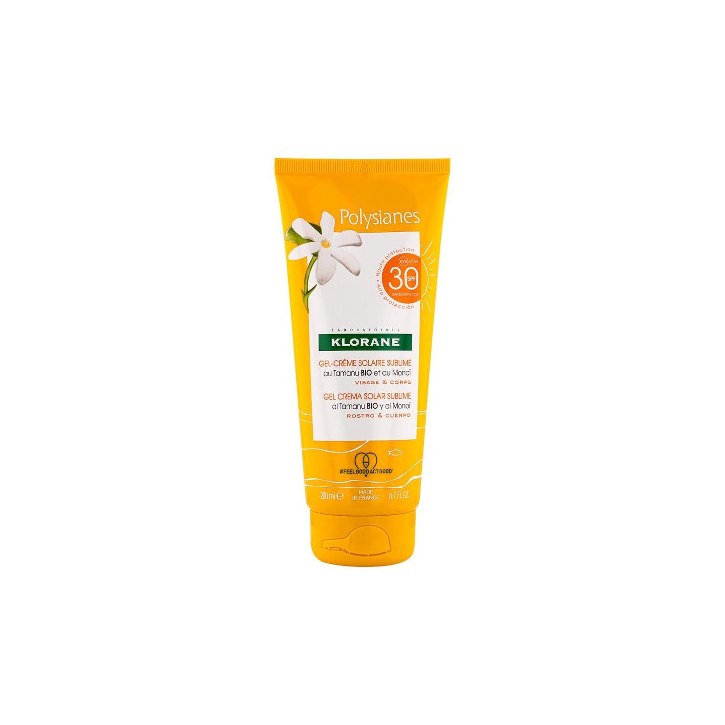Klorane Gel Crema Solar Sublime SPF30 200ml