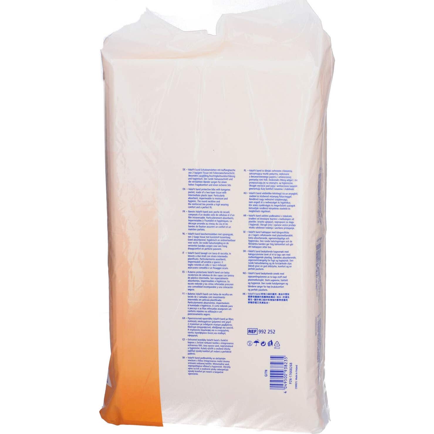 Valafit Babero Desechable 38x70cm 100uds