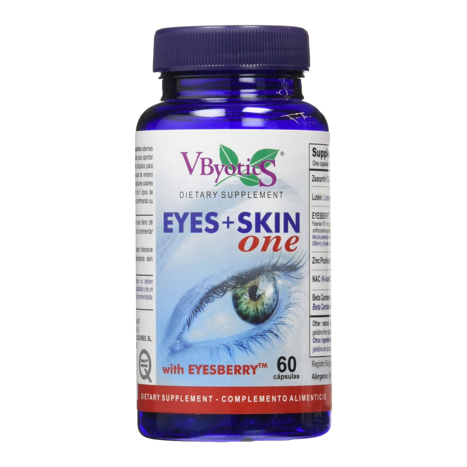 Vbyotics Eyes + Skin One 60 caps