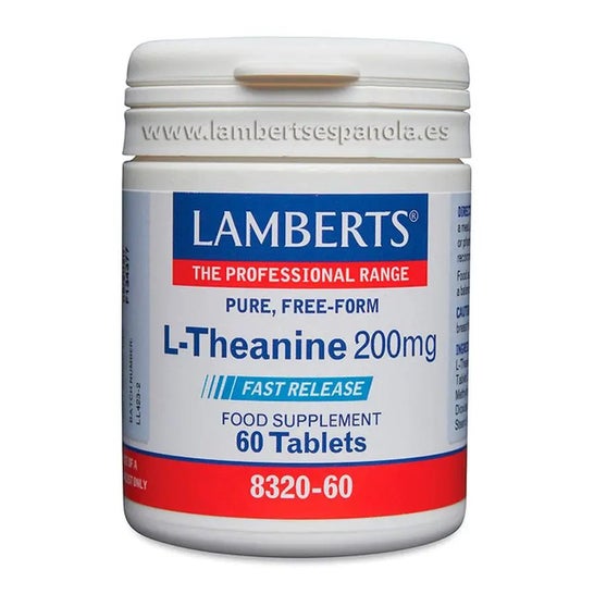 Lamberts L-teanina 200mg Rápida Liberación 60comp