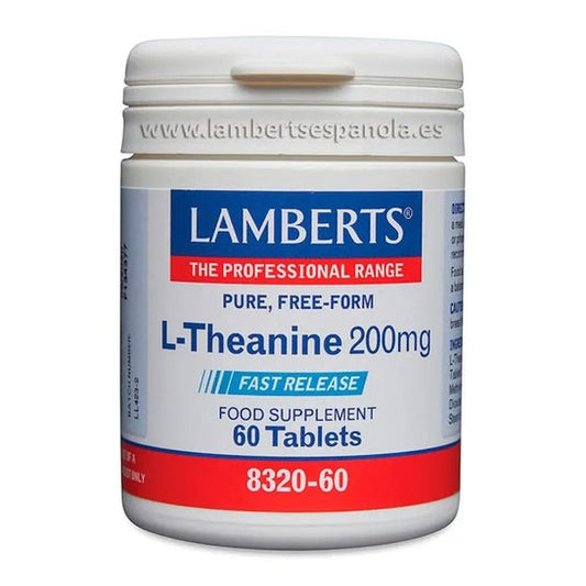 Lamberts L-teanina 200mg Rápida Liberación 60comp