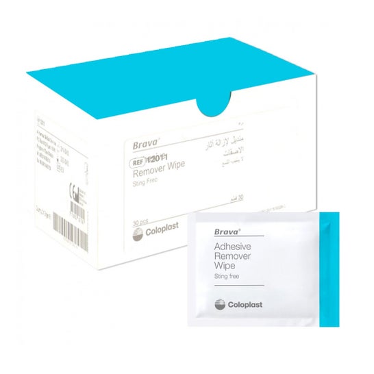 CONVEEN Coloplast Adhesive Remover Toallita Quita Adhesivo Ostomia + 30 U