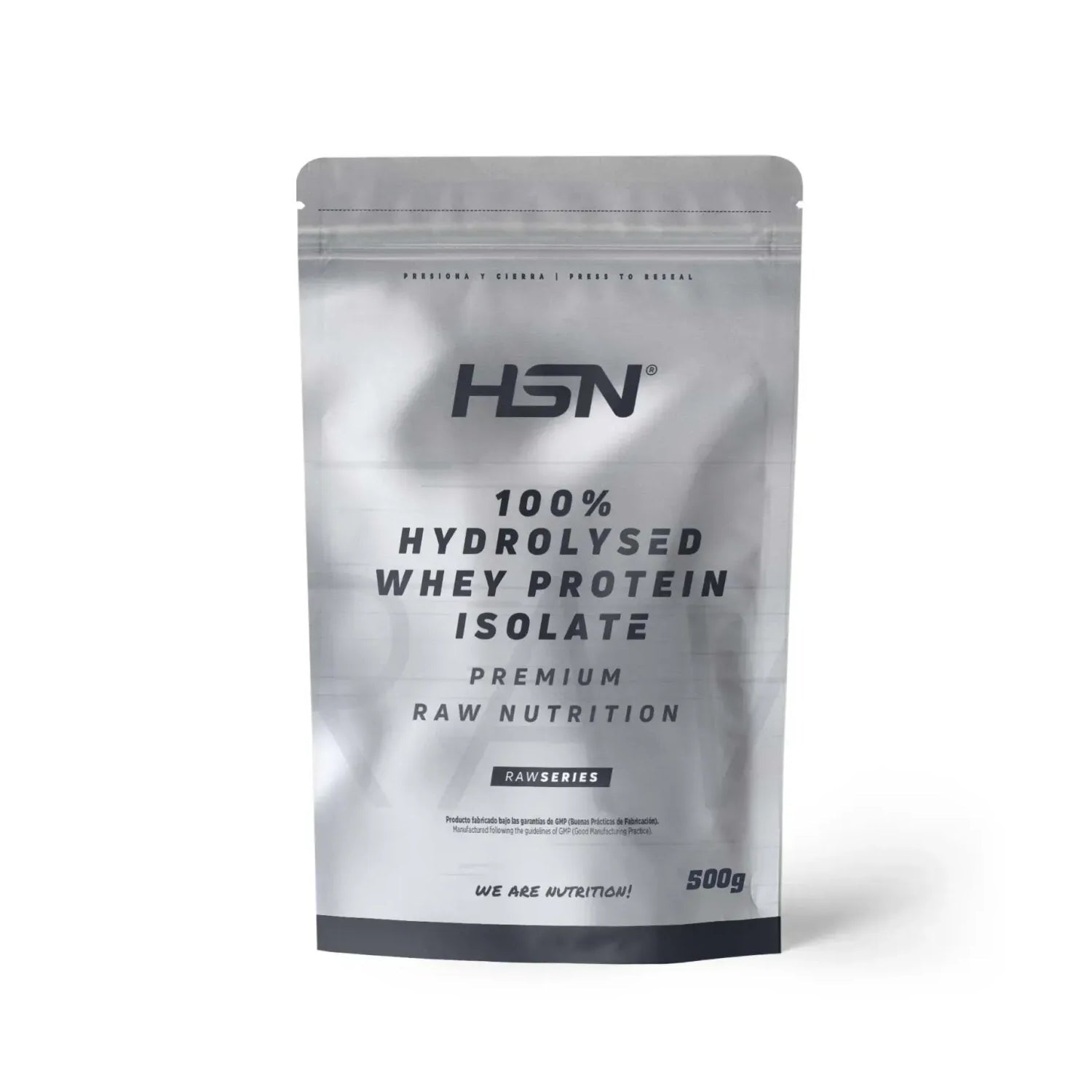 HSN 100% Proteína de Suero Hidrolizado Aislada Sin Sabor 500g