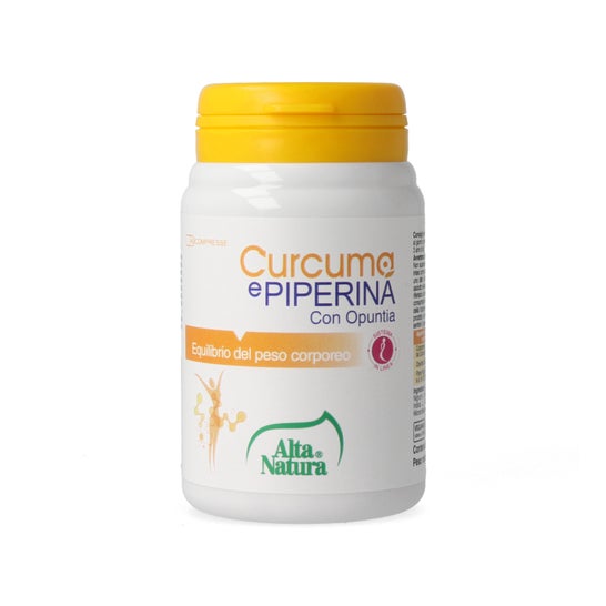 Alta Natura Cúrcuma Piperina Opuntia 45 caps