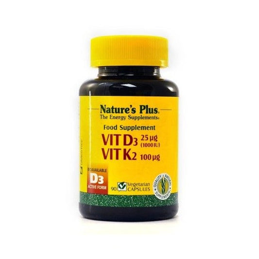 Nature's Plus Vitamina D3 K2 1000Ui 90caps