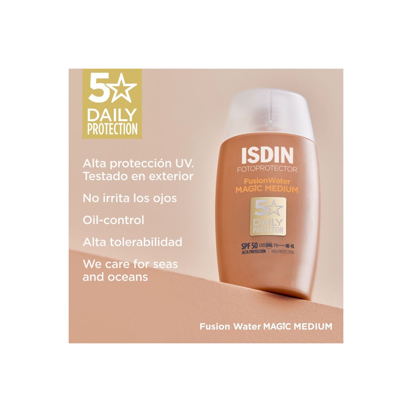 ISDIN Fotoprotector Fusion Water Magic Medium SPF50 50ml