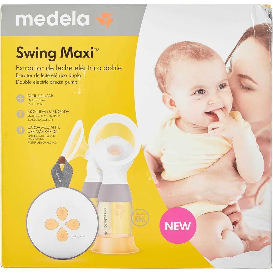 Medela Sacaleches eléctrico doble Swing Maxi 1ud