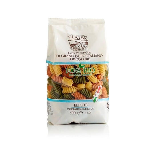 Iris Pasta Tricolor Trigo Duro Bio 500g