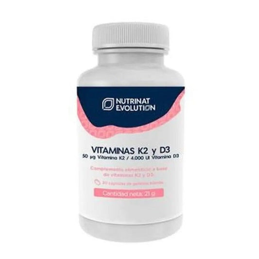 Nutrinat Vitaminas K2 y D3 30caps