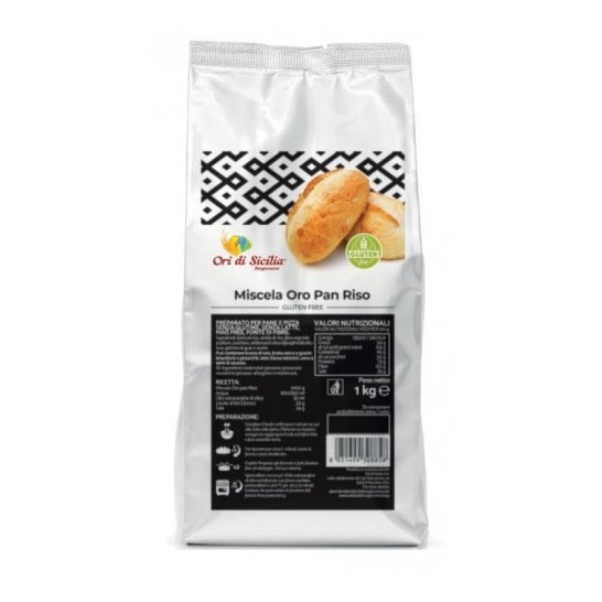 Ori di Sicilia Mezcla Oro Pan Riso Sin Gluten 1kg