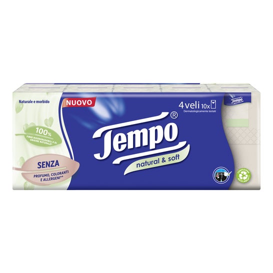 Essity Tempo Natural & Soft Tissues 10uds