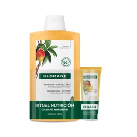Klorane Champú Mango 400 ml + Acondicionador 50 ml