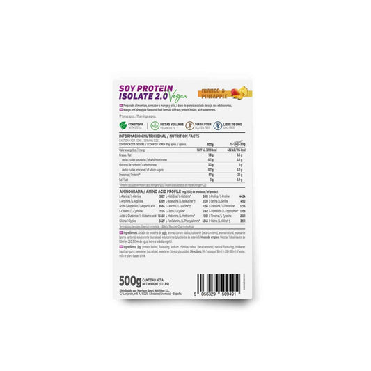 HSN Proteína de Soja Aislada 2.0's Mango y Piña 500g