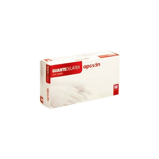 Aposan Guantes Latex Talla M 50uds