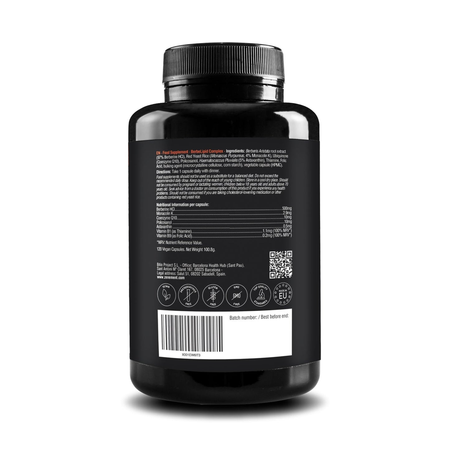 Zenement BerbeLipid Complex 120vcaps